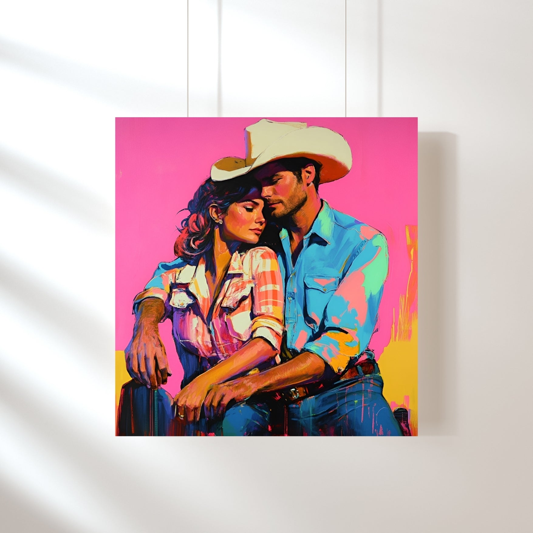 'Rodeo Love' Hill Country Print on Canvas