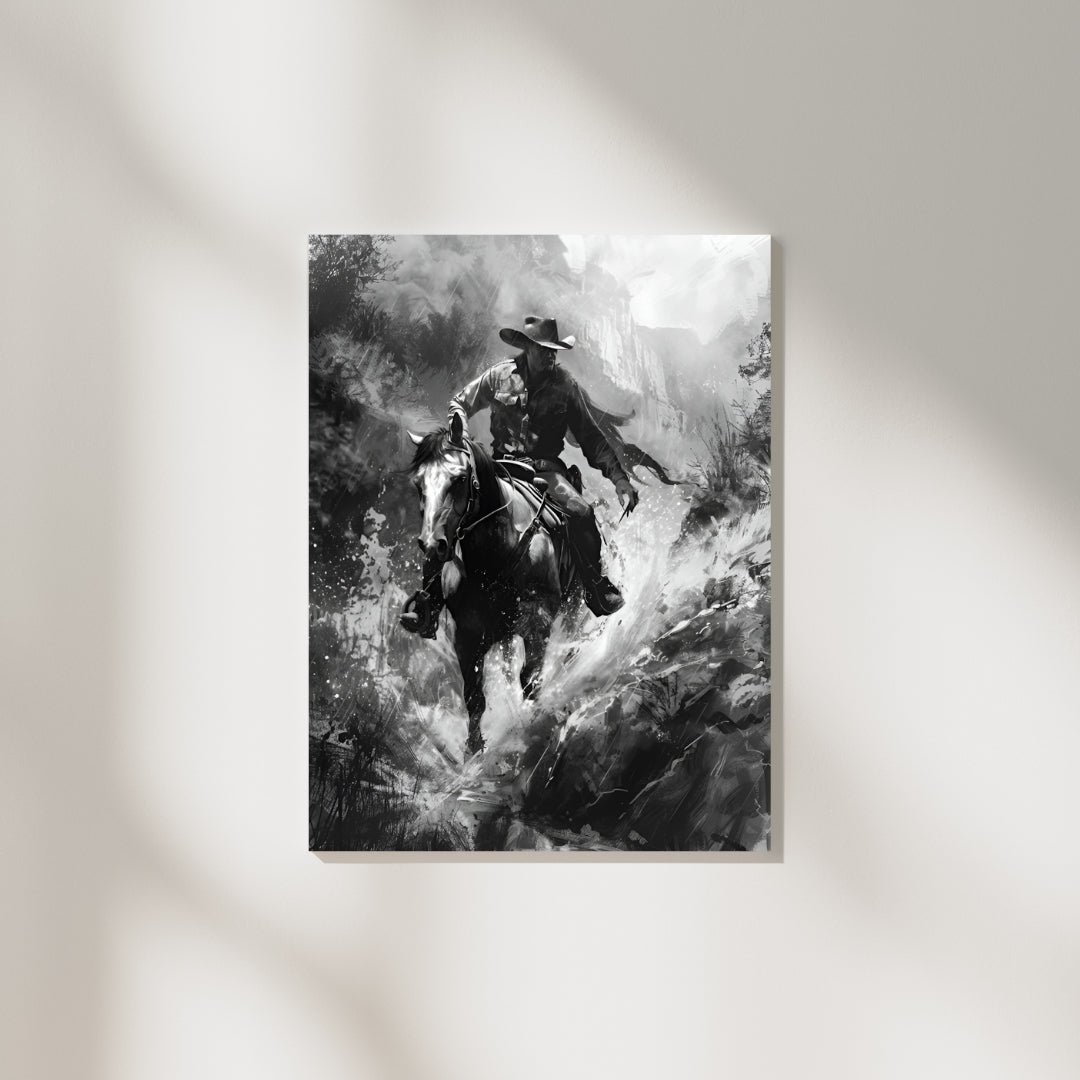 'Trailblazer' Hill Country Print on Canvas