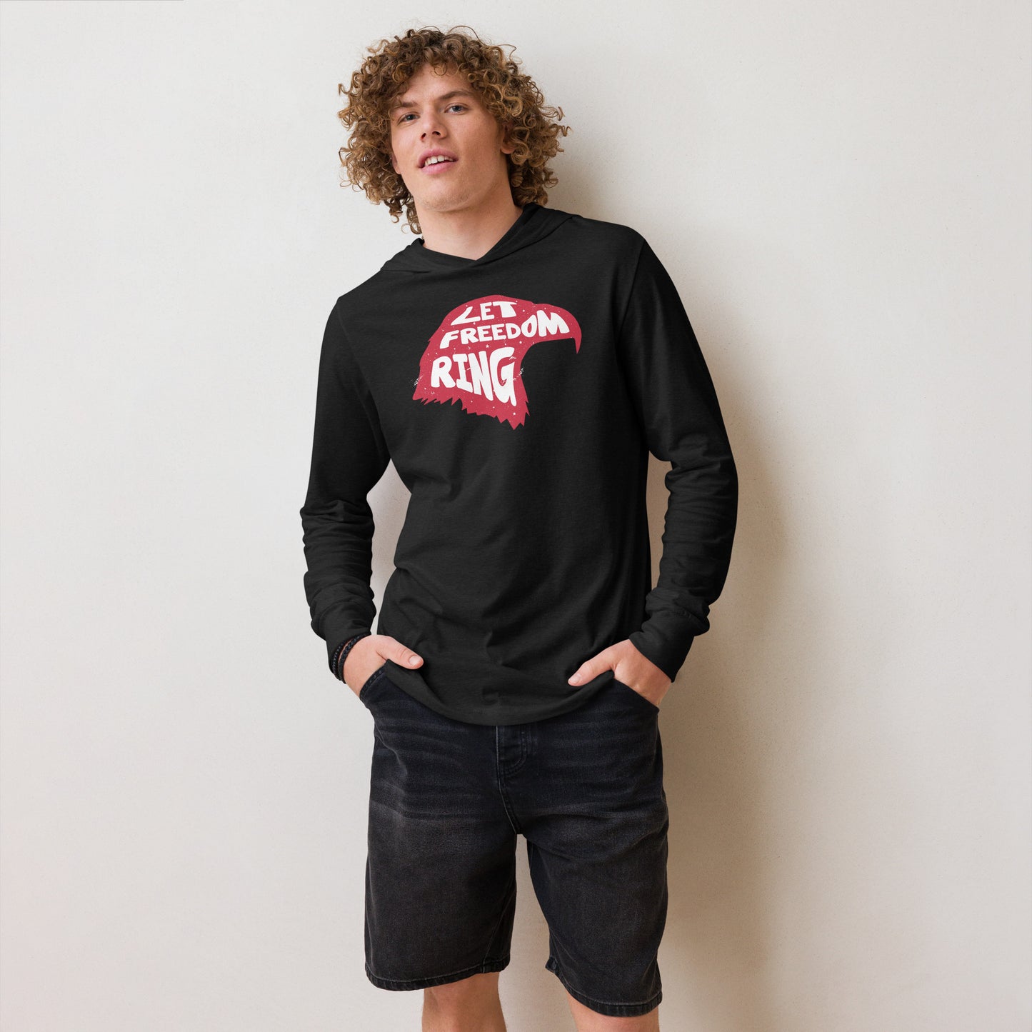 'Let Freedom Ring' Hooded Long-Sleeve Tee