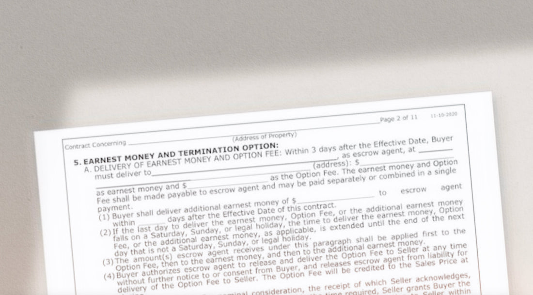 Real Estate Option Periods in Texas