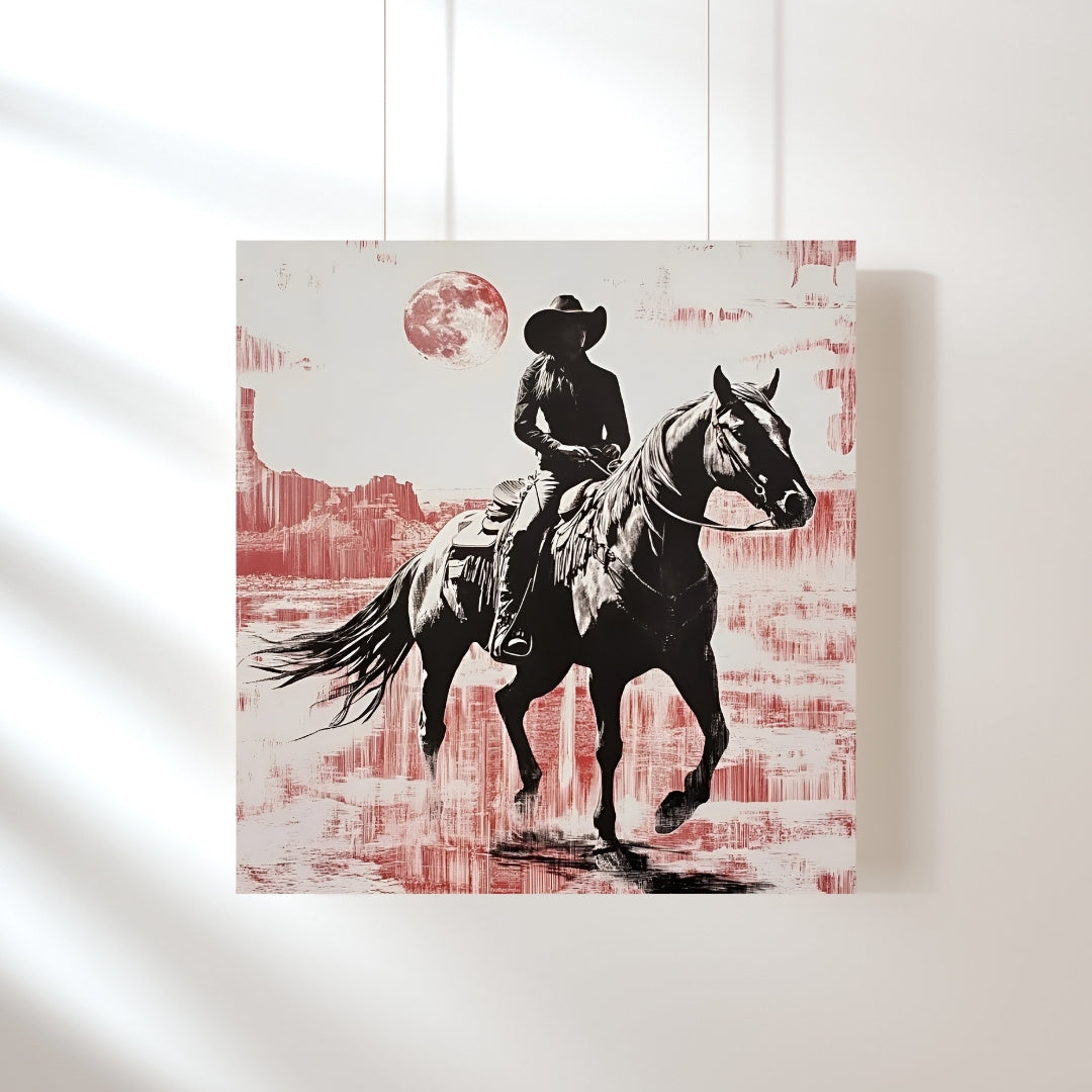 'Canyon' Hill Country Print on Canvas
