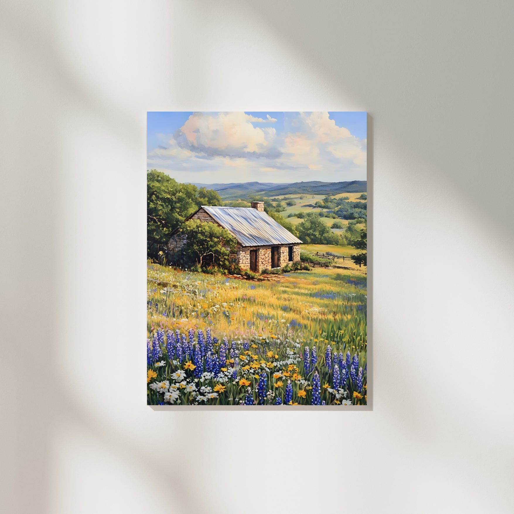 'Haven' Hill Country Print on Canvas