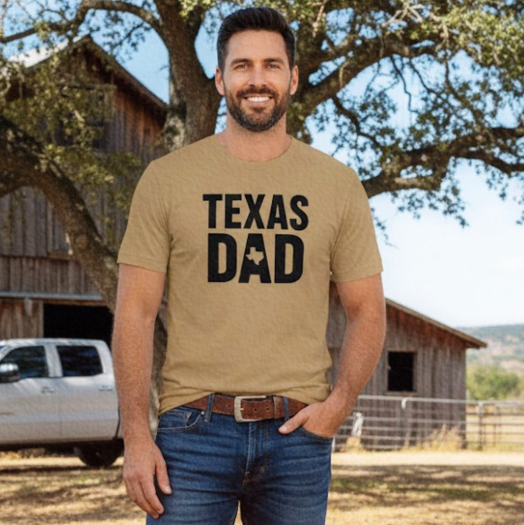 'Texas Dad' Unisex Fine Jersey Tee