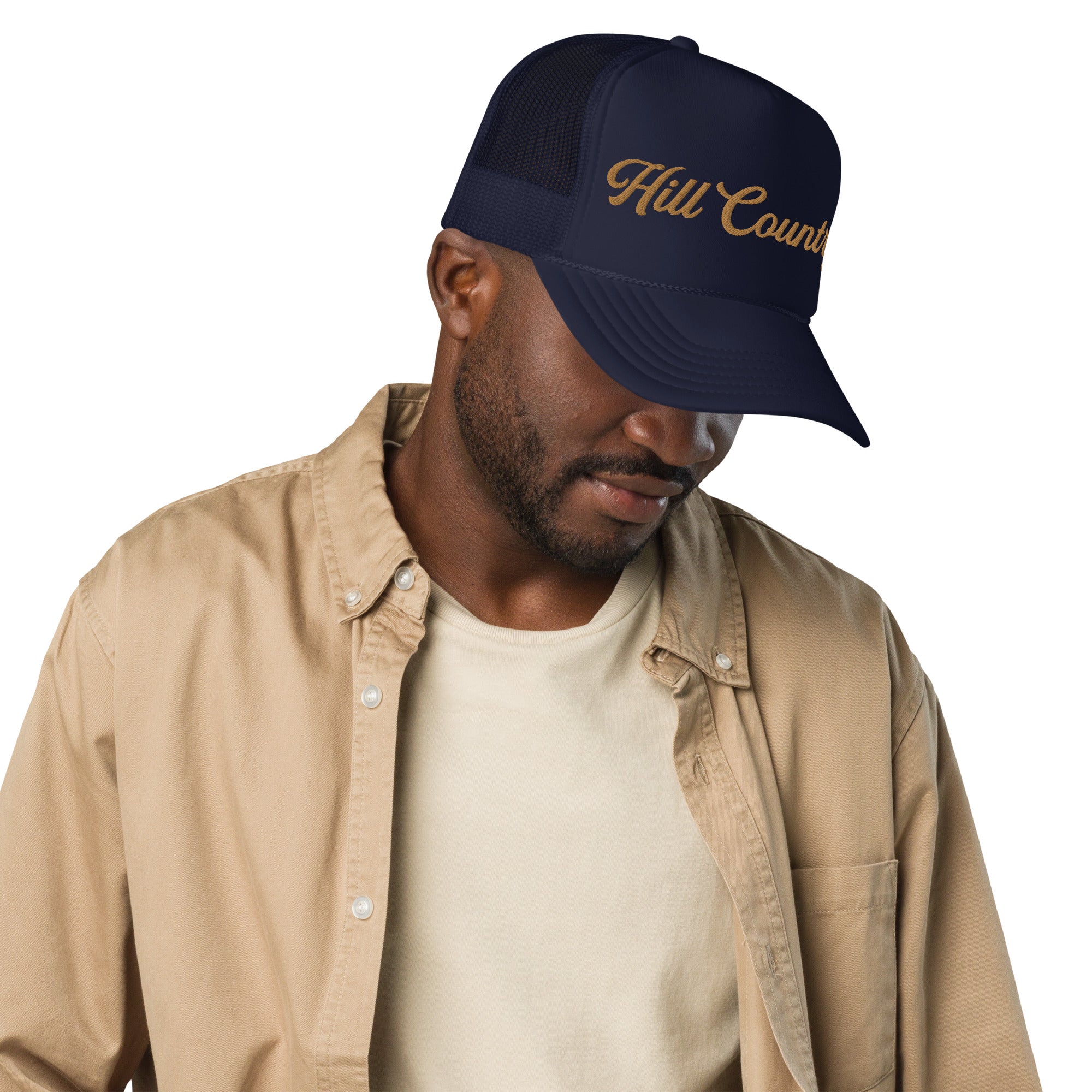 Hill Country Script Trucker Hat