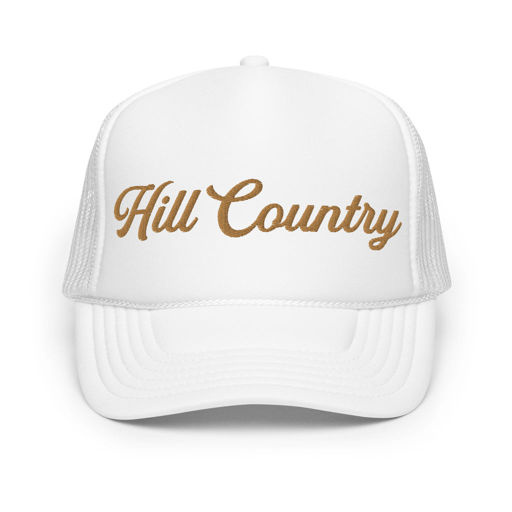 Hill Country Script Trucker Hat