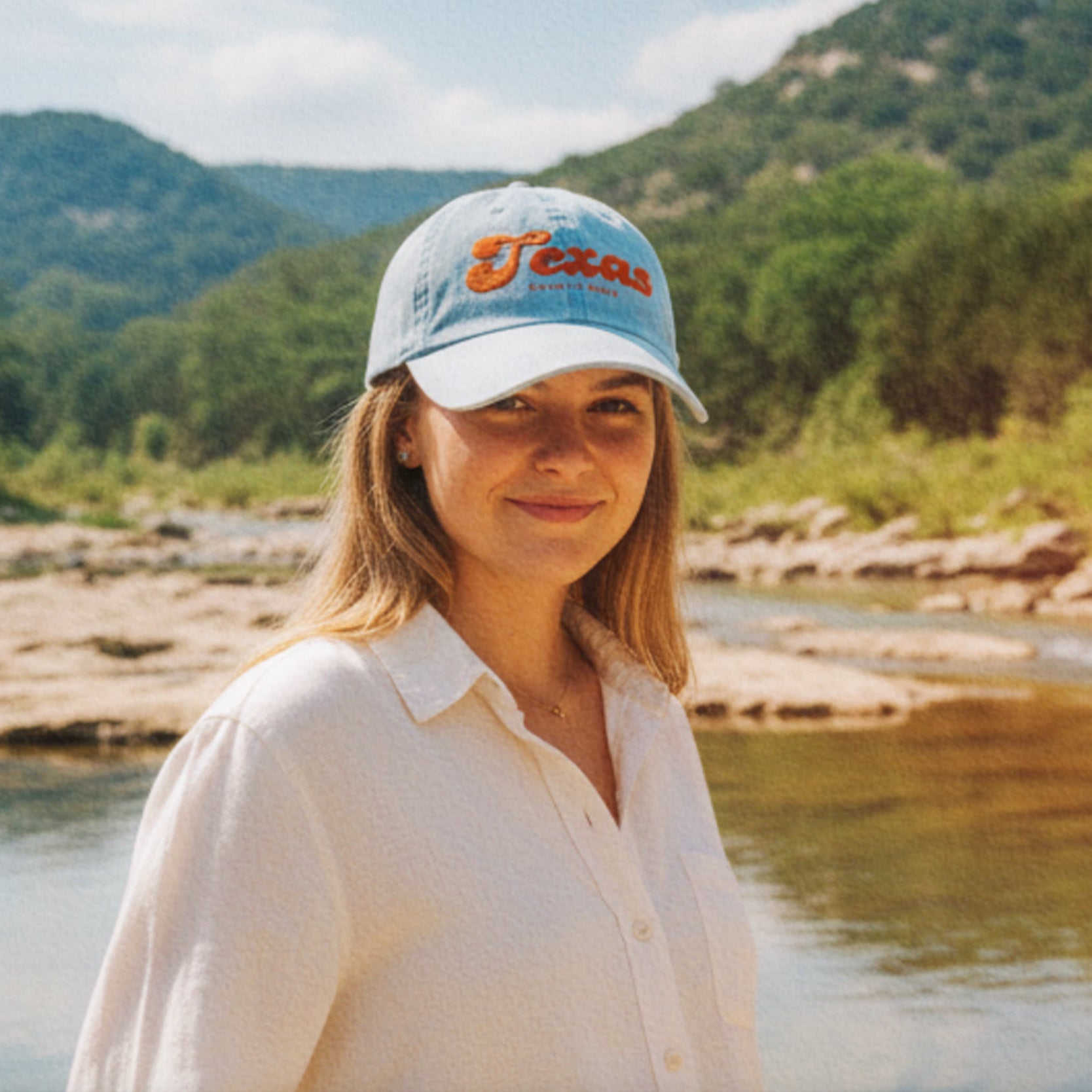 'Texas: Born & Bred' Denim Hat