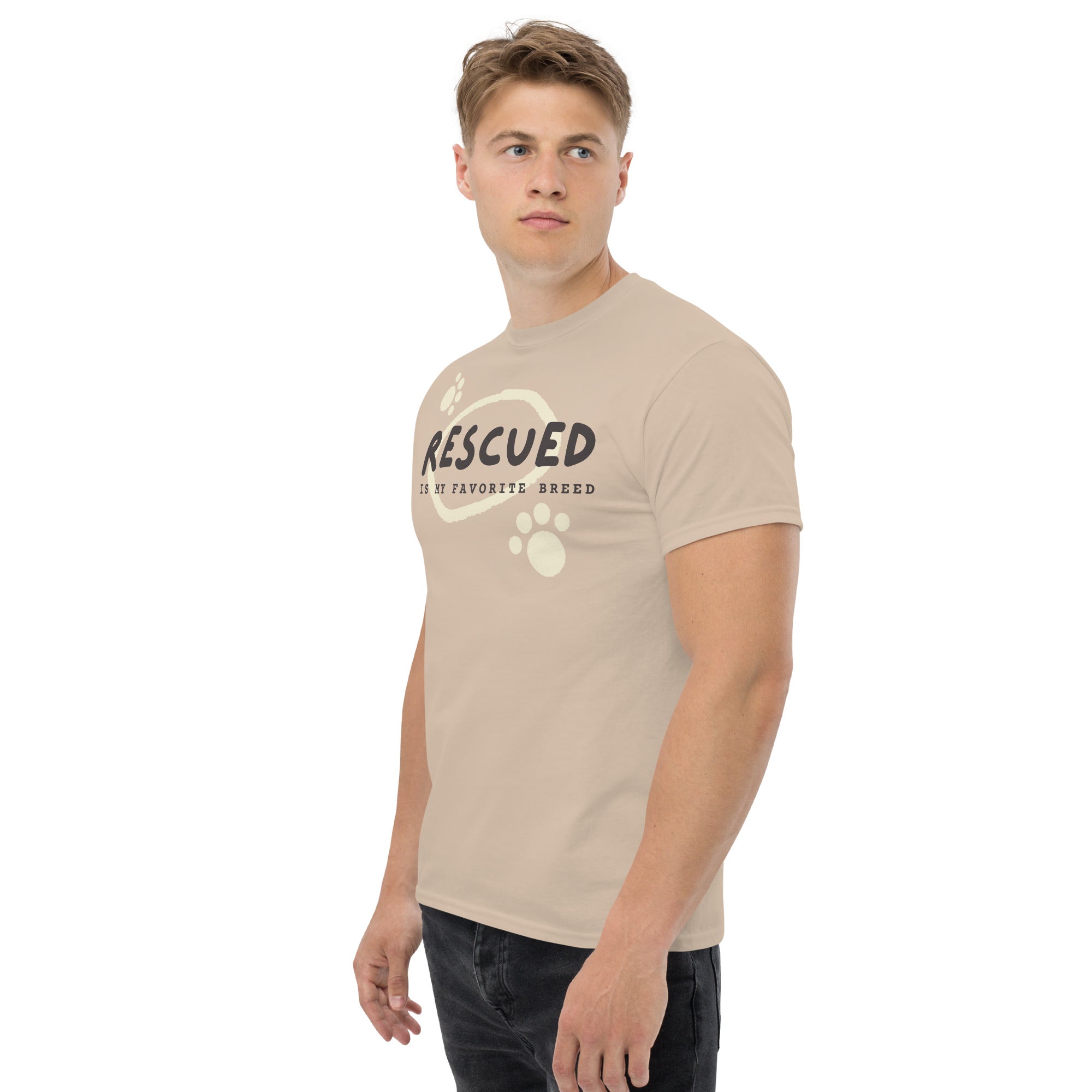 'Rescued Is My Favorite Breed' T-Shirt - ALL PROCEEDS DONATED!