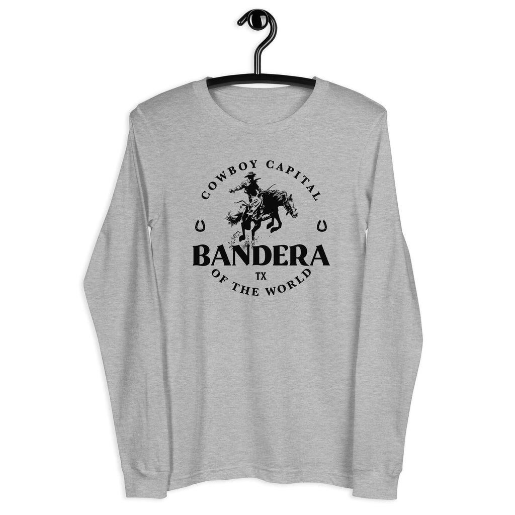 'Bandera, Cowboy Capital' Unisex Long-Sleeve Tee