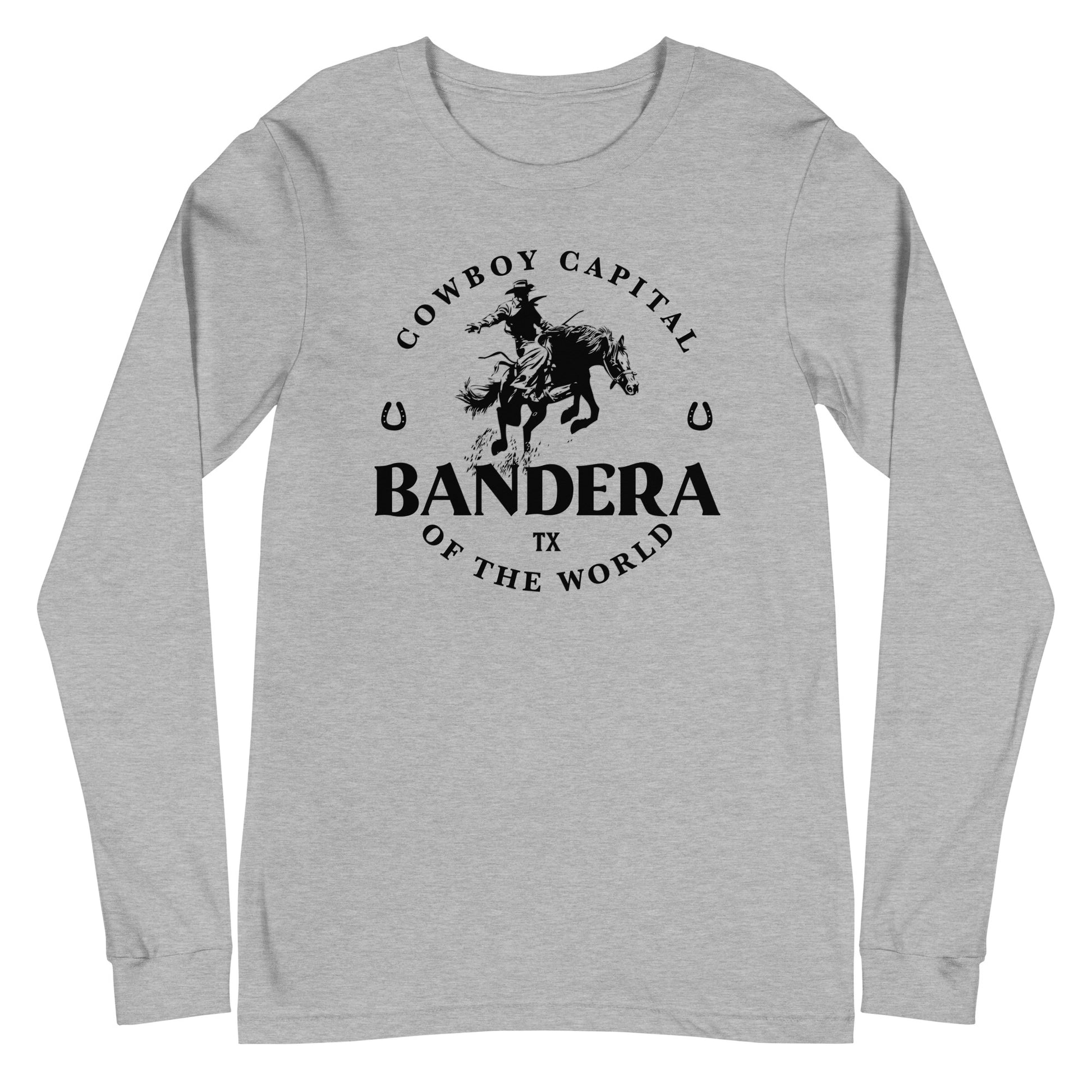 'Bandera, Cowboy Capital' Unisex Long-Sleeve Tee