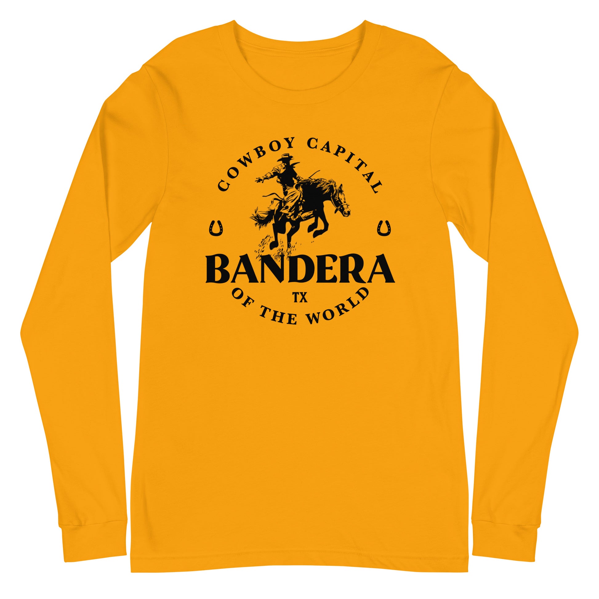 'Bandera, Cowboy Capital' Unisex Long-Sleeve Tee