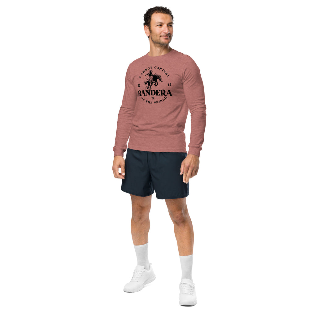 'Bandera, Cowboy Capital' Unisex Long-Sleeve Tee
