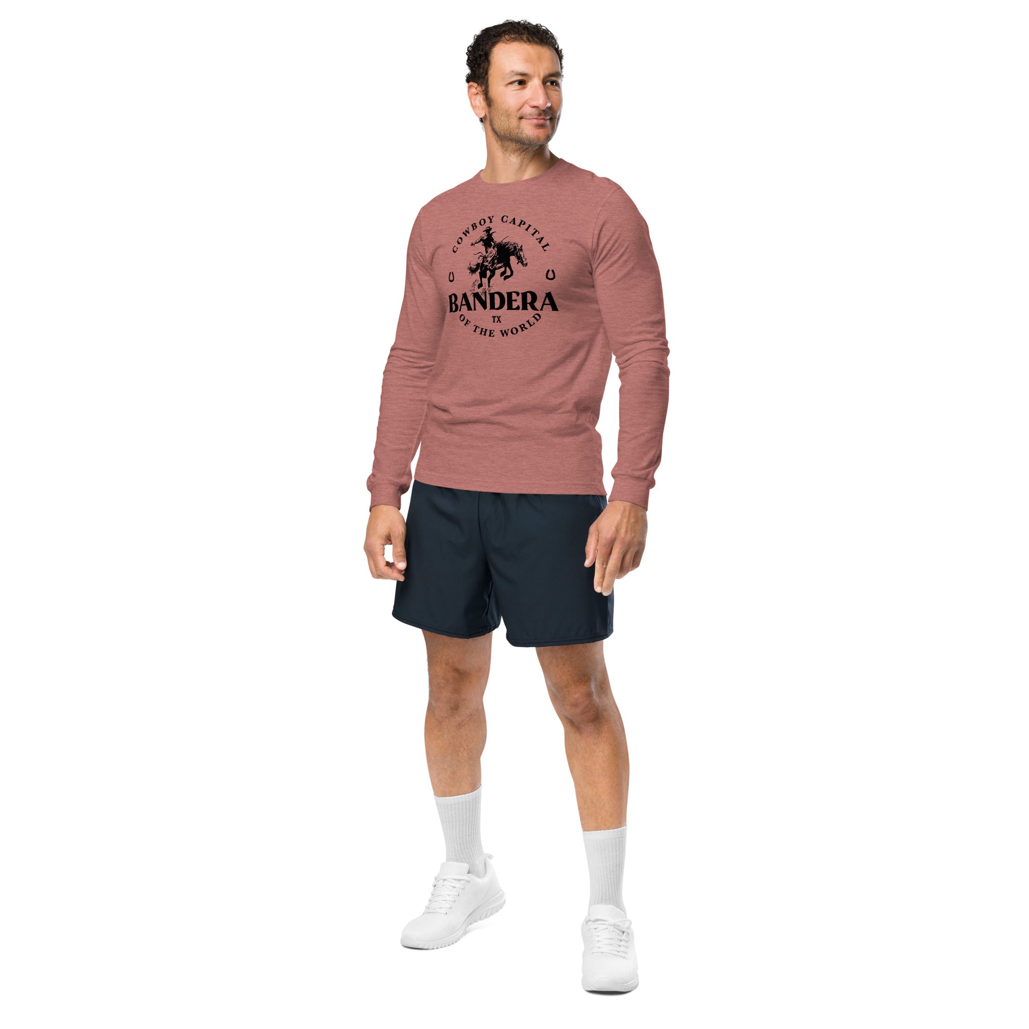 'Bandera, Cowboy Capital' Unisex Long-Sleeve Tee