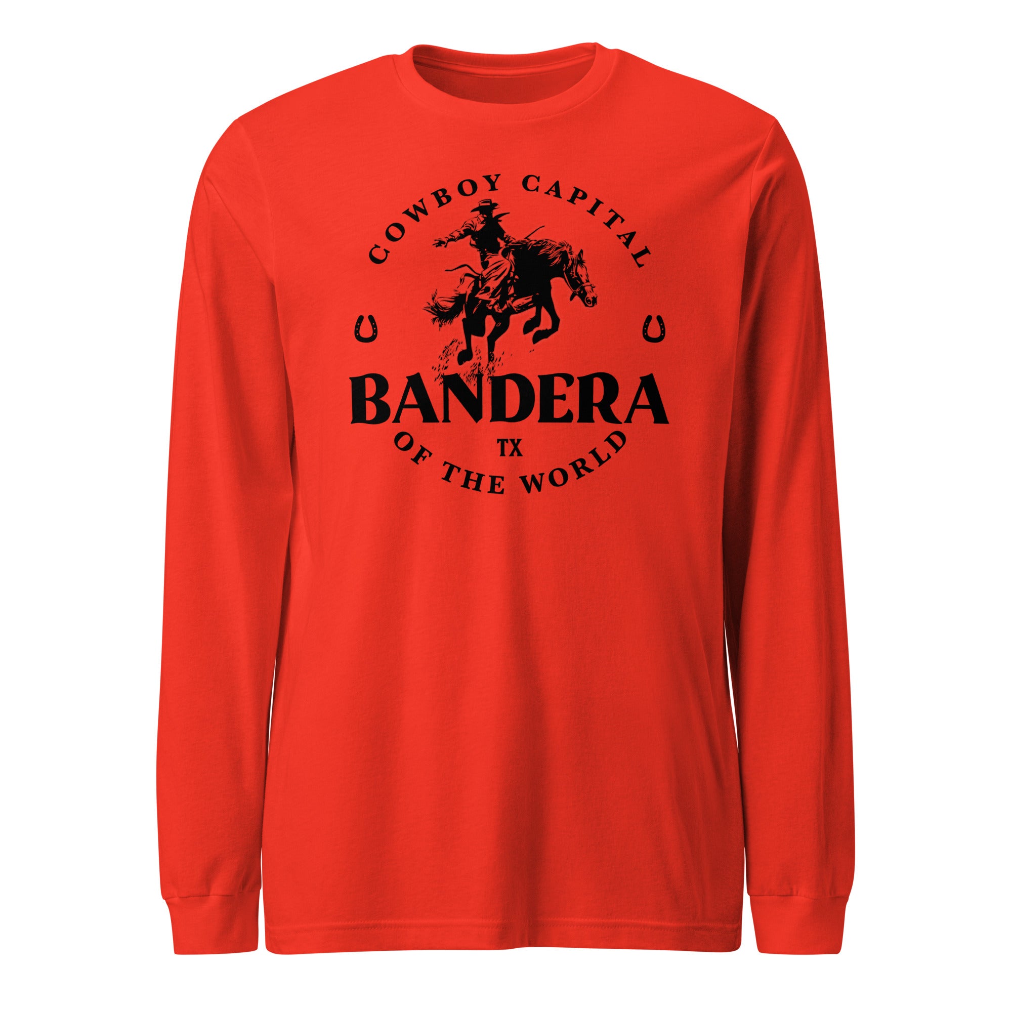 'Bandera, Cowboy Capital' Unisex Long-Sleeve Tee