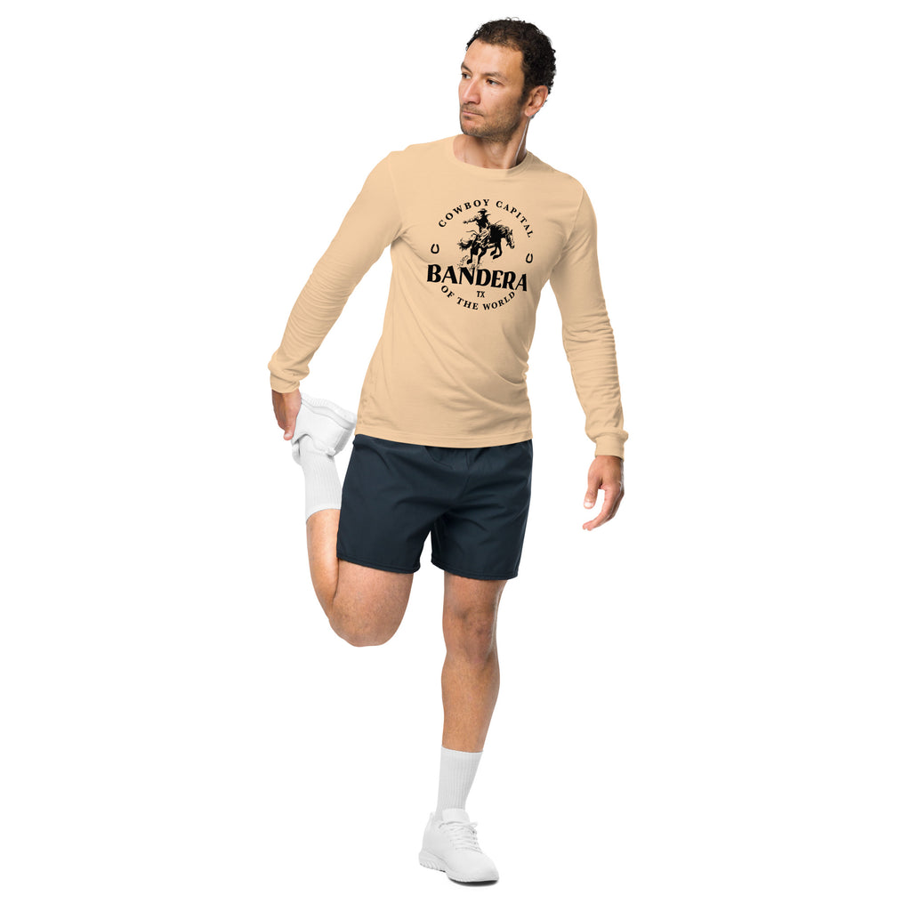 'Bandera, Cowboy Capital' Unisex Long-Sleeve Tee