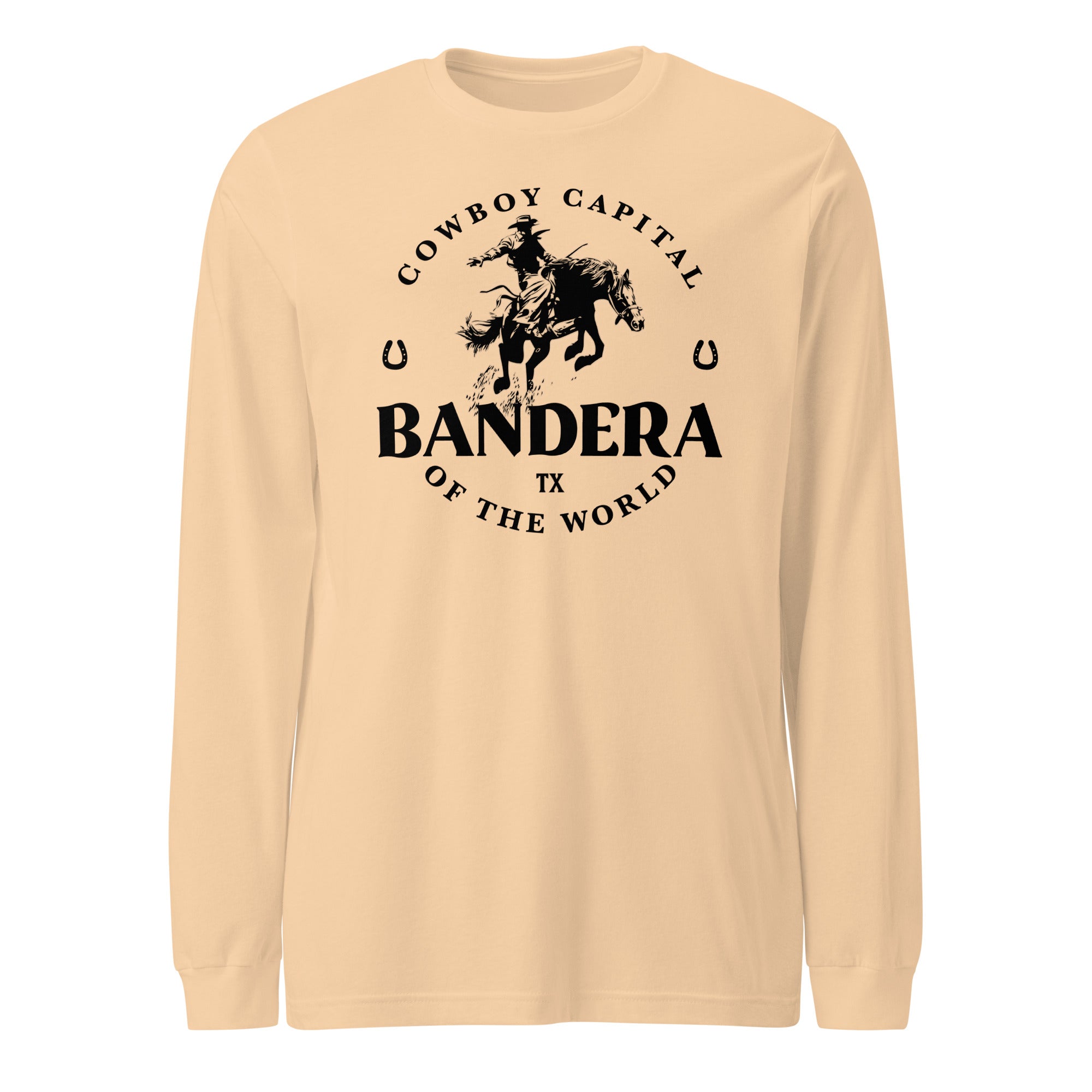 'Bandera, Cowboy Capital' Unisex Long-Sleeve Tee