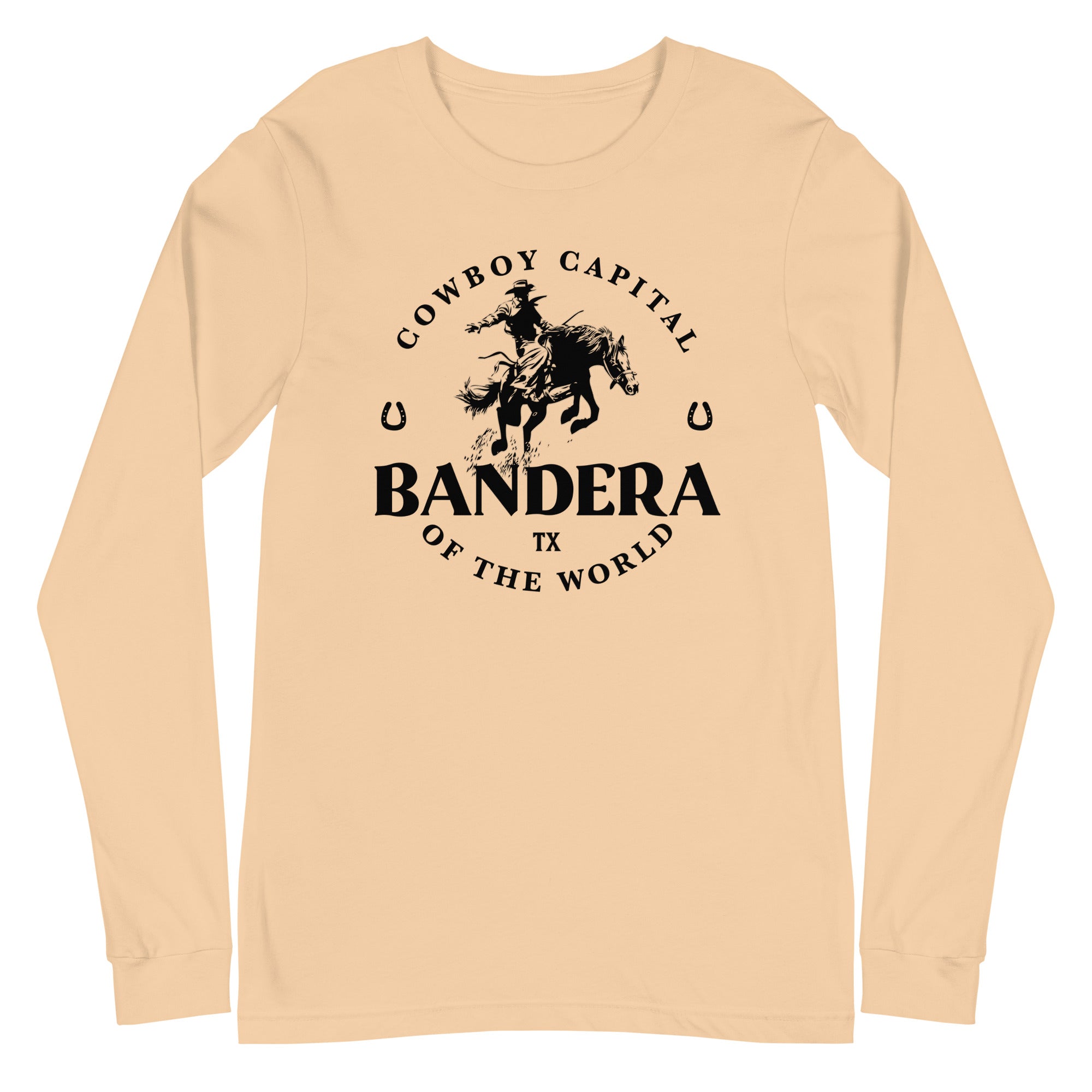 'Bandera, Cowboy Capital' Unisex Long-Sleeve Tee