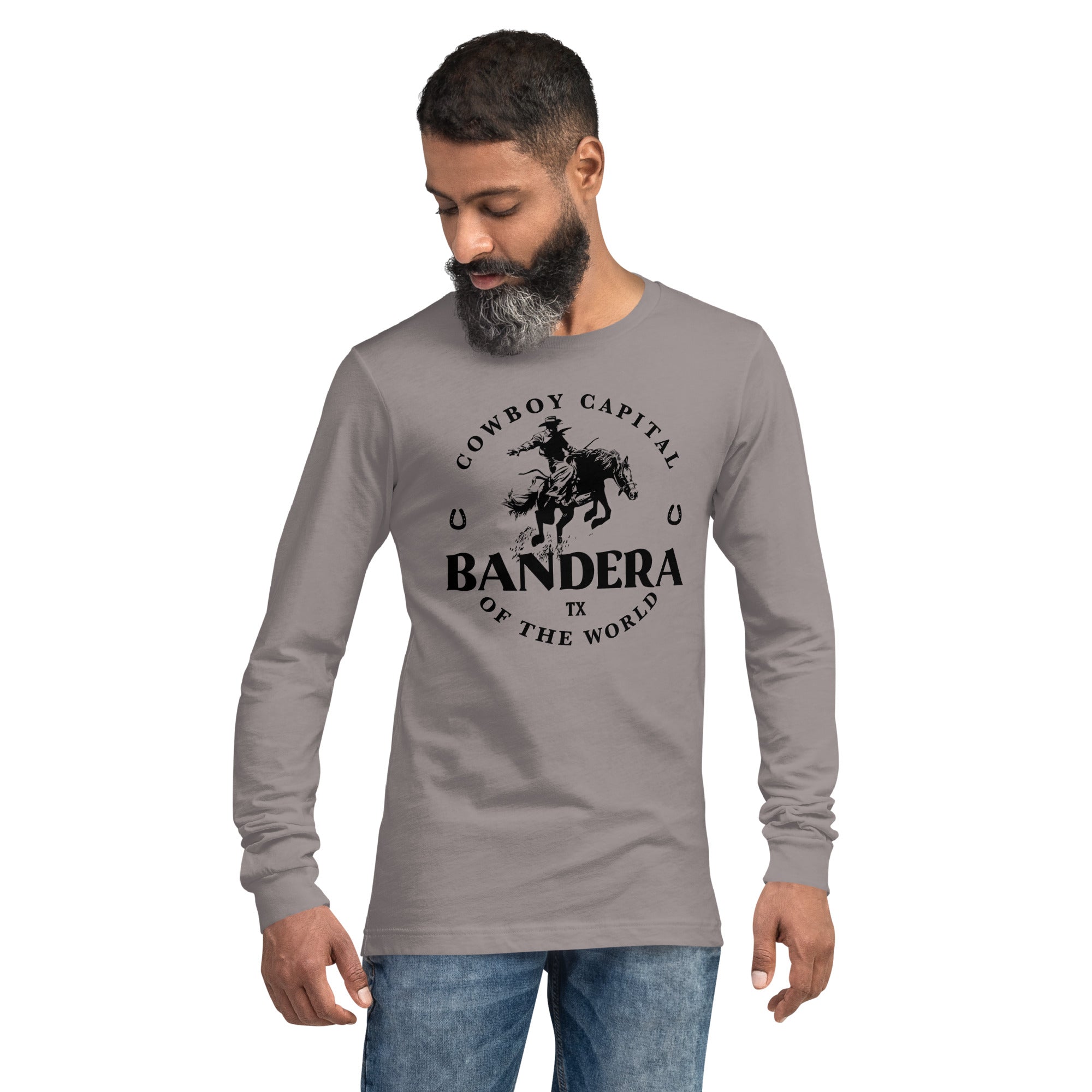 'Bandera, Cowboy Capital' Unisex Long-Sleeve Tee