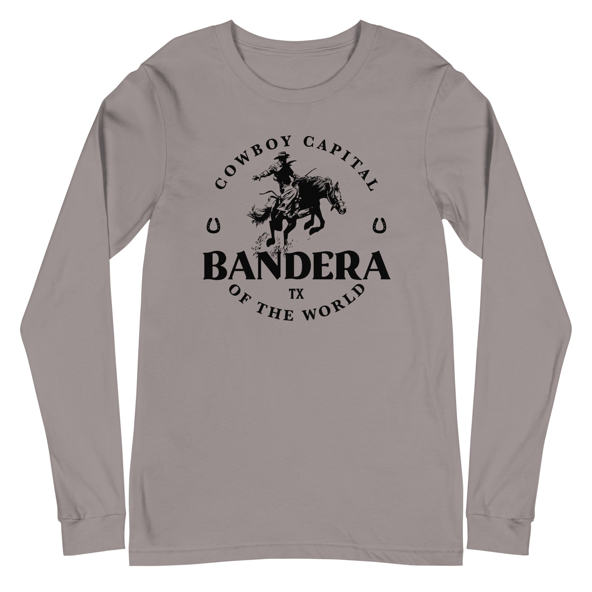 'Bandera, Cowboy Capital' Unisex Long-Sleeve Tee