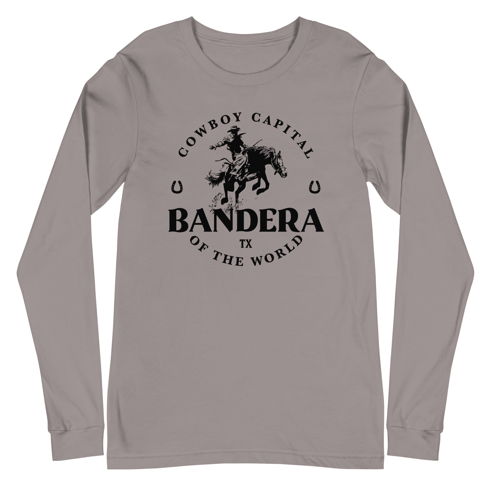 'Bandera, Cowboy Capital' Unisex Long-Sleeve Tee