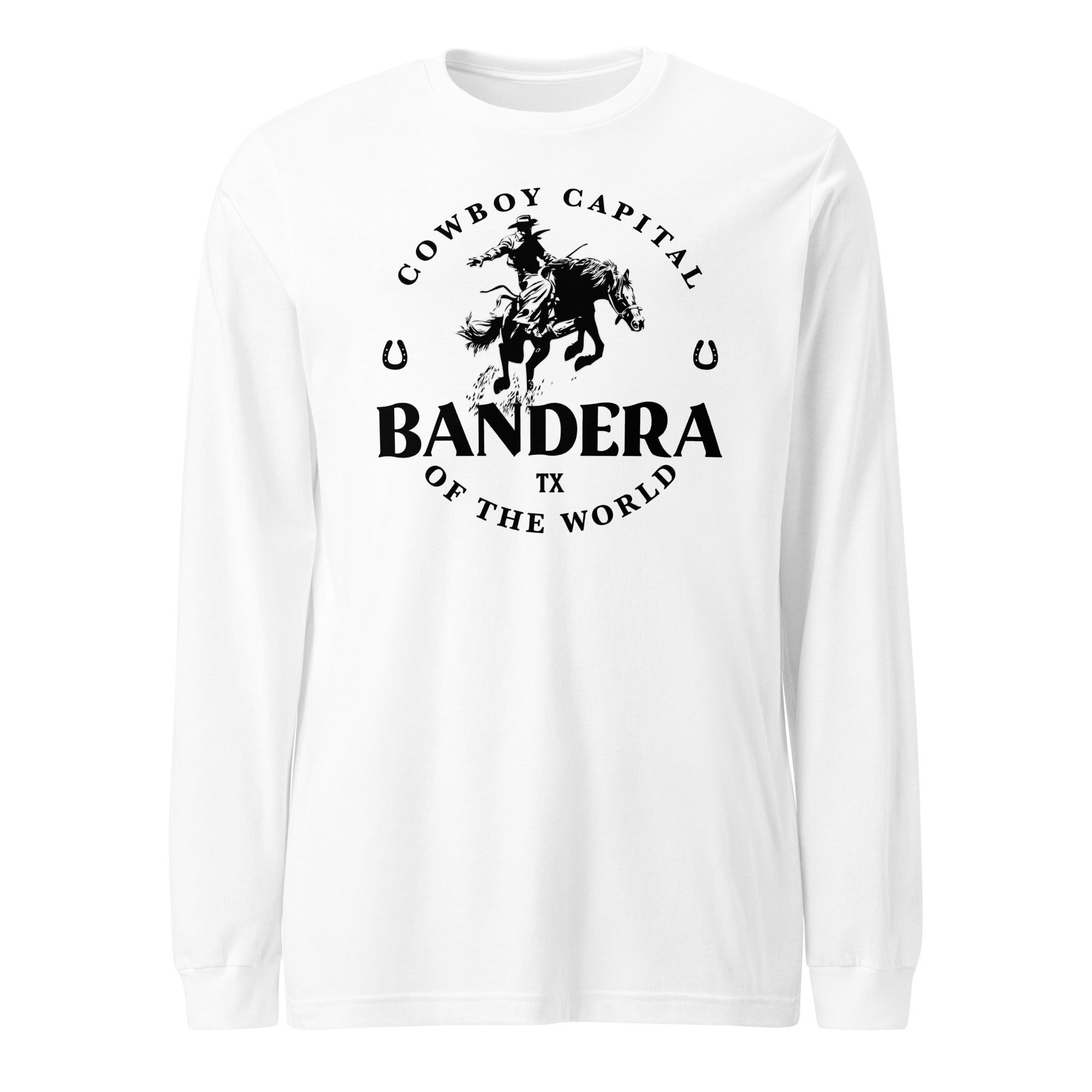 'Bandera, Cowboy Capital' Unisex Long-Sleeve Tee