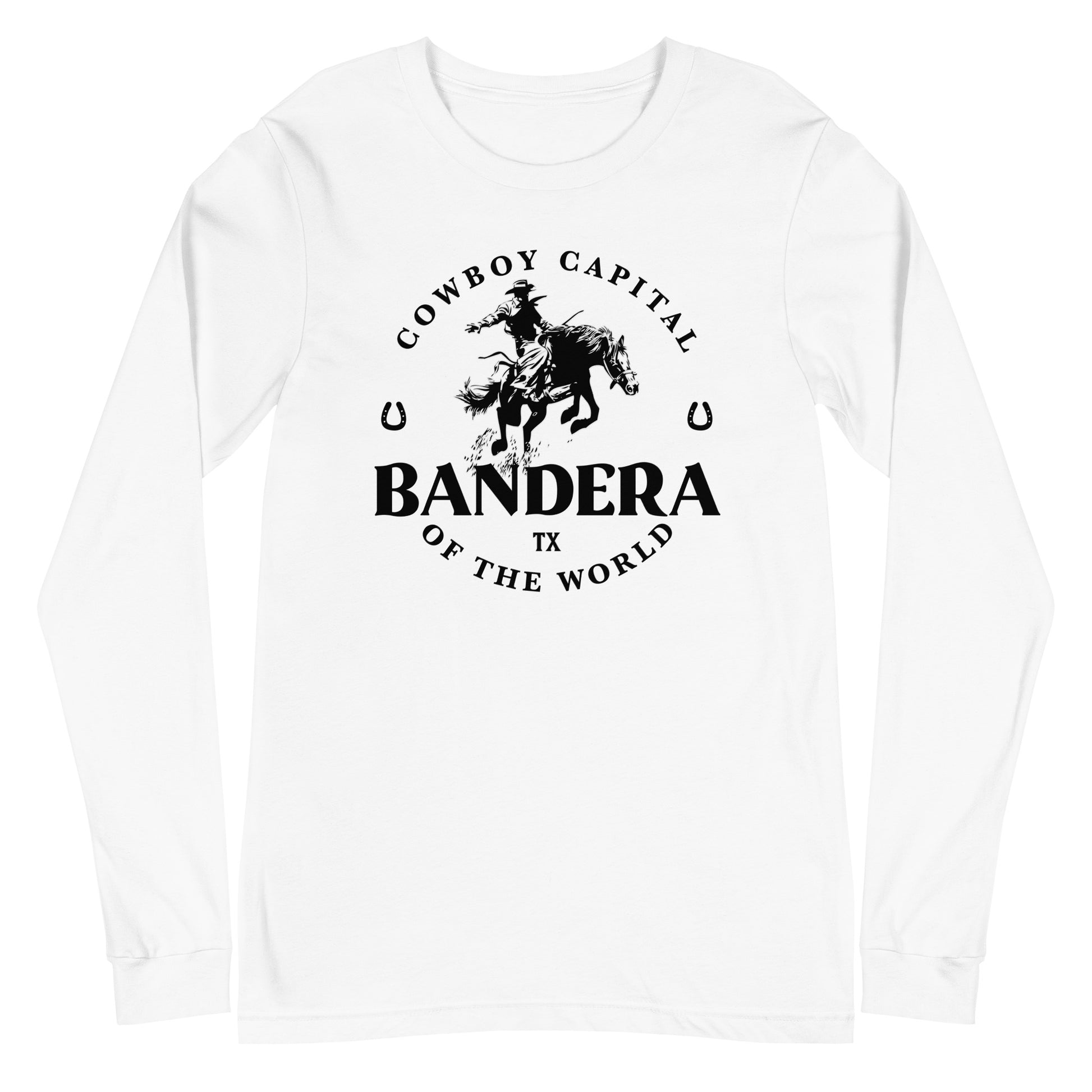 'Bandera, Cowboy Capital' Unisex Long-Sleeve Tee