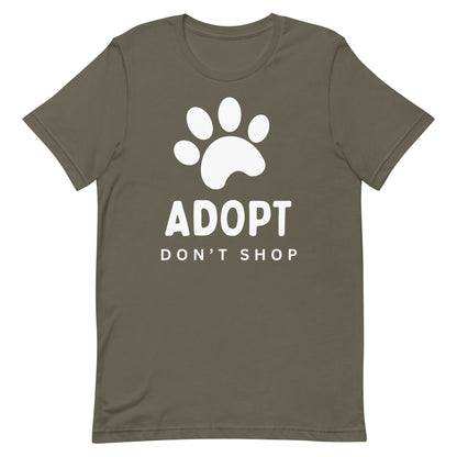 'Adopt, Don't Shop' Lightweight T-Shirt - ALL PROCEEDS DONATED!