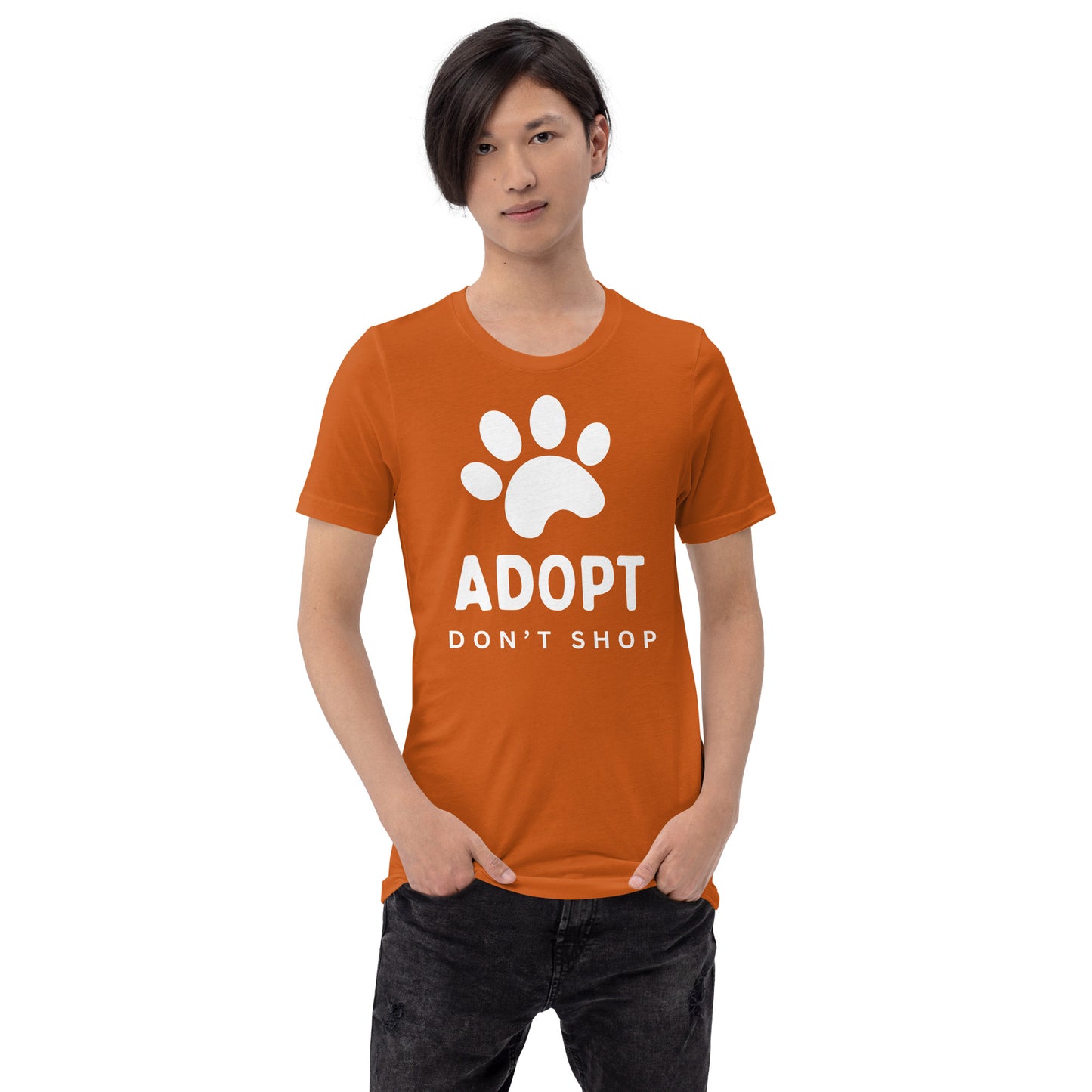 'Adopt, Don't Shop' Lightweight T-Shirt - ALL PROCEEDS DONATED!