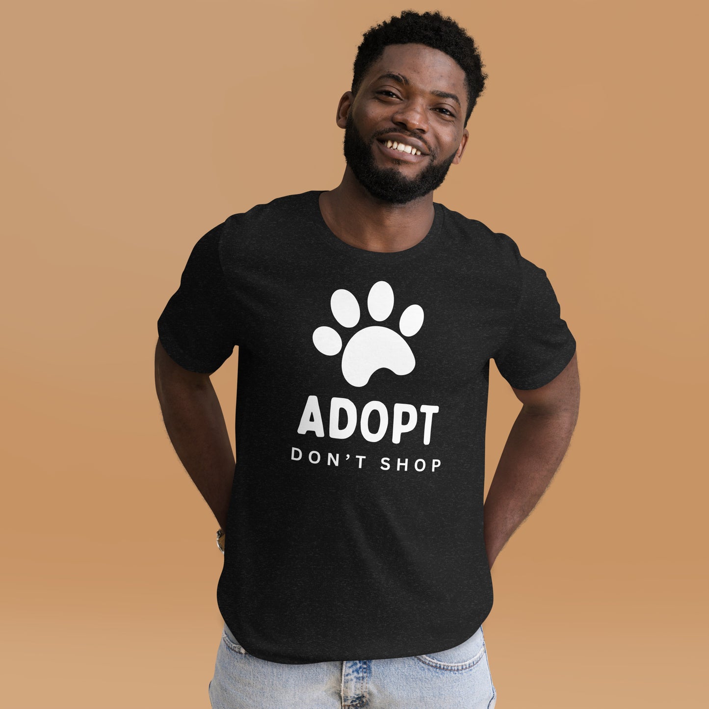 'Adopt, Don't Shop' Lightweight T-Shirt - ALL PROCEEDS DONATED!