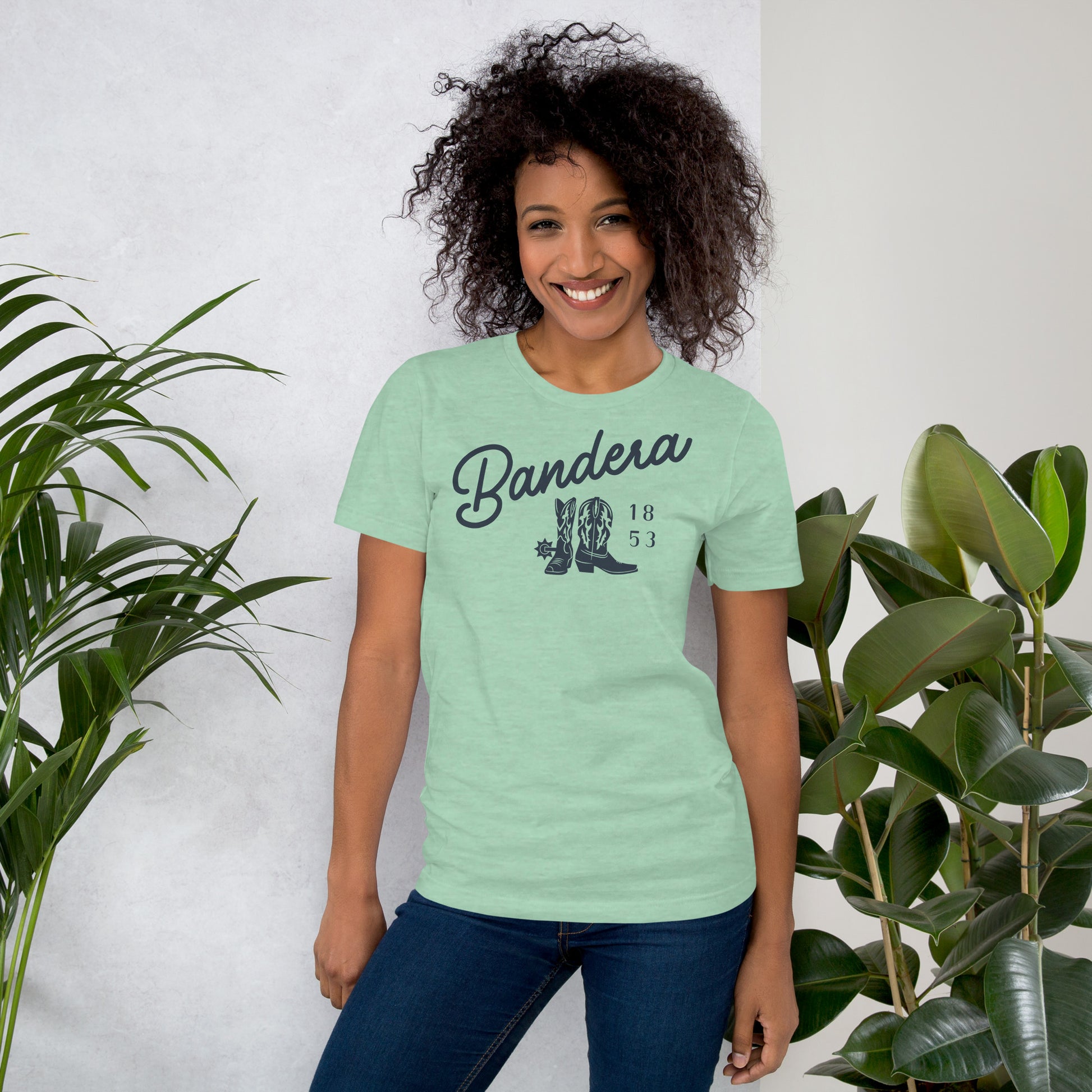 'Bandera, Est. 1853' Lightweight Unisex T-Shirt