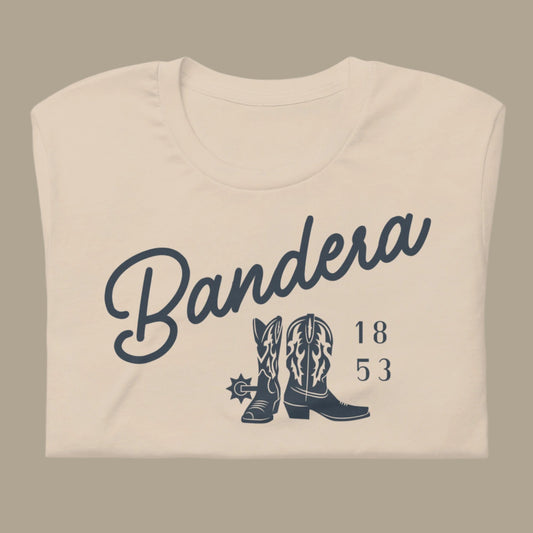 'Bandera, Est. 1853' Lightweight Unisex T-Shirt