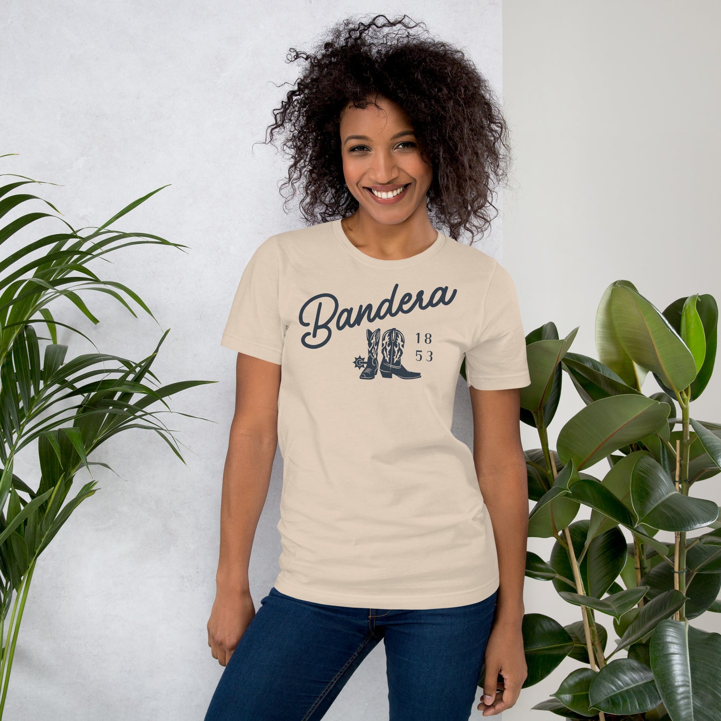 'Bandera, Est. 1853' Lightweight Unisex T-Shirt